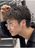メンズショート ピンパーマ 京都四条河原町