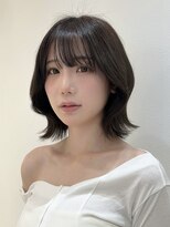 シー バイ ロンド 新宿(Sea by Lond)&nbsp;チェリーブラウン×くびれヘア[夏/ボブ/グレージュ]