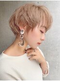 黒髪/グレーベージュ/レイヤーロング/前髪パーマ[自由が丘駅]