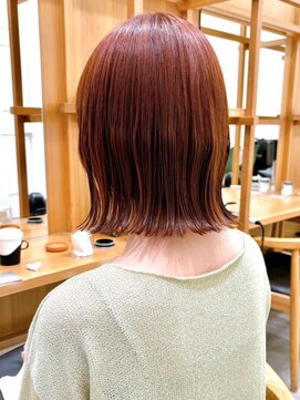 セイドット オモテサンドウ(Say. omotesando) Say.外ハネボブくびれボブ切りっぱなしボブピンクベージュ表参道