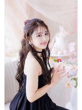 ヘアメイクサロンシャルメ(Hair Make Salon CHARMER) ふわふわカワイイ！ルーズなハーフアップ