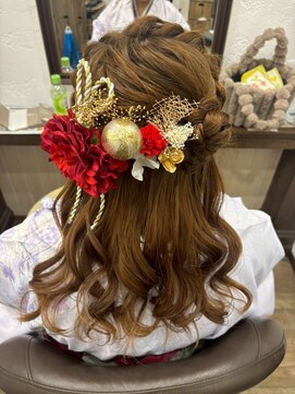 アミリー ひたち野うしく店(Amily) ハイライトバレイヤージュダブルカラーケアブリーチ20代30代