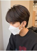 シースルーマッシュ/ツーブロック/men's/メンズ/学割