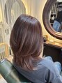 ルプス ヘアーアンドメイク(LUPUS HAIR&MAKE)&nbsp;ハイライトにピンクベージュをオンカラー艶々できれいです