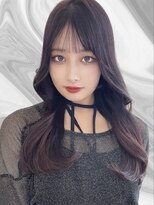 サロンドルテラ (Salon de Lutella) 【韓国ヘア】韓国風レイヤーカットラベンダーグレージュ