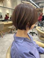 ロンドプロフィール 浦和(Lond profil)&nbsp;大人可愛い20代30代40代黒髪前下がりショートボブ丸みショート◎