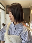 大人切りっぱなしボブ