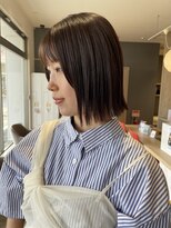 バランス ヘアーアンドアイラッシュ 野田店(balance.)&nbsp;大人切りっぱなしボブ