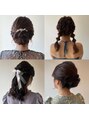 ヘアサロン ナノ(hair salon nano) ニュアンスを大切にしたい柔らかい印象のヘアアレンジ