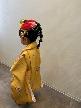 カットハウスピノキオの写真/特別な日の装いを完璧にプロデュース!着付けとヘアセットの同時施術で統一感のある洗練された和装美人へ☆