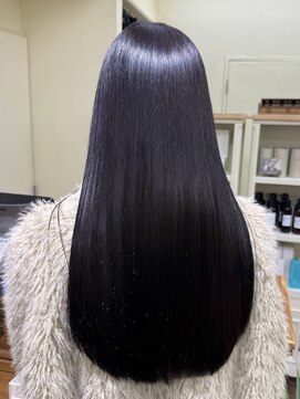 ジーテ(gite) ディープバイオレット×ピチキュア「横浜/髪質改善/縮毛矯正」