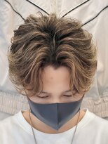 バース 河原町店(BIRTH)&nbsp;韓国へアカルマパーマワックスなしセンターパート黒髪ウルフ