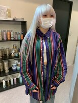 ペレ 原宿(PELE)&nbsp;ピンクベージュ/アンブレラカラー/クールショート/前髪/原宿