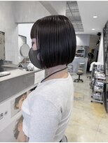 クリアーオブヘアー 本山店(CLEAR of hair)&nbsp;◎gray beige mini bob / 髪質改善カラー