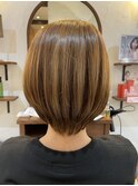 大人ショートボブ