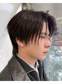 センターパートメンズカット韓国マッシュダウンパーマカルマヘア