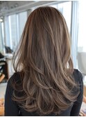 大人可愛い40代50代レイヤーカット