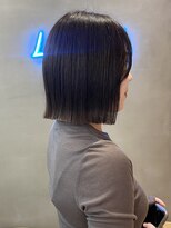 ロンドアジュール 横浜(Lond azur)&nbsp;丸みショートボブ/縮毛矯正/20代30代40代/顔周りカット