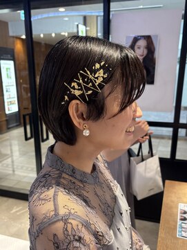 ザザ シンジュク(ZA/ZA shinjuku) 浴衣ヘアアレンジ/結婚式ヘアアレンジ/新宿ヘアセット
