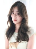 《Agu hair》韓国ヘア×くびれセミロング×センターパート
