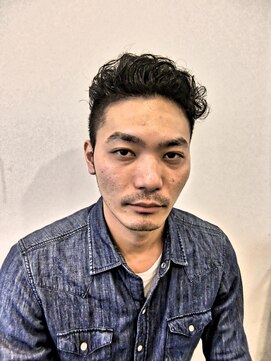 ブーケ(BOUQUET) サイドパート ツーブロックビジネス ワイルドアップバング