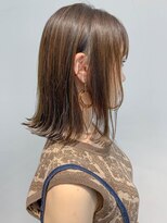 テトヘアー(teto hair) bob(切りっぱなしボブ、ミルクティベージュ、イルミナカラー)