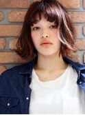 ■M.SLASHセンター南・2★■上級者な短めバングのエアリーミディ