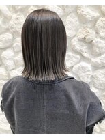 モアナ バイ ヘッドライト 駒沢大学店(Moana by HEADLIGHT)&nbsp;Moana【駒沢】#バレイヤージュ#アッシュ#切りっぱなしボブ