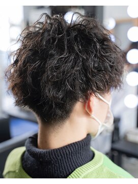 シャロン(SHARON) 【SHARON原宿】人気　2ブロック　メンズ　ツイスパ　ショート