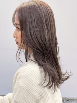 ロエナ(ROENA) 2030代40代50代ウエーブミディアム似合わせカットメルティカラー