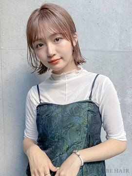 オーブヘアールック 北見2号店(AUBE HAIR look) 20代・30代_耳掛けぱっつんボブ