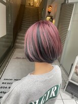 ヘアスピリッツアンクス(Hair Spirit anx)&nbsp;アンブレラカラー　ピンクandブラック
