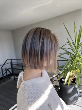 リバレッジ 広尾(Leverage) バレイヤージュスタイル【広尾/恵比寿】担当:柴崎