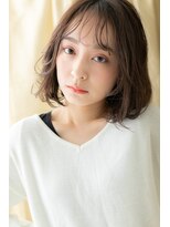 カバーヘアアンドスパ ブリス 浦和(COVER HAIR&SPA bliss) アッシュブラック大人ガーリーボブパーマZ浦和20代30代40代