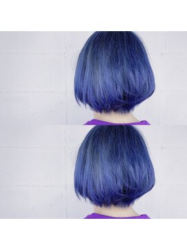 キジ(KIJI) ★サファイアブルー×レイヤーボブ★