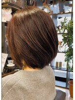 美容室 スピリチュアル ハート(SPIRITUAL HEART)&nbsp;手で乾かすだけ♪ワイン系白髪染め＆ボブ