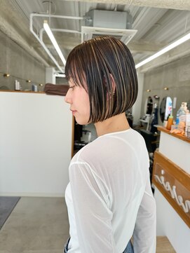 メルシー 福岡天神店(Merci) ハイライト×ボブ