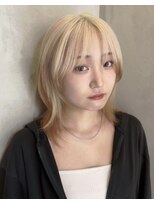 ヴァンカウンシル 春日井店(VAN COUNCIL) ブリーチ抜きっぱなしブロンドヘア