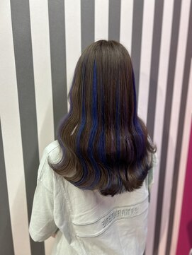 ルフレ 新宿本店2nd(Reflet) ブルーハイライト/プルエクステ