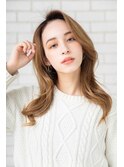 大人かわいい／韓国風/ロングスタイル/モテ髪/前髪/透明感