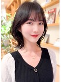 大人可愛い30代40代50代◎大人ナチュラルマッシュショートボブ