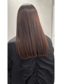 髪質改善トリートメント×切りっぱなしロング