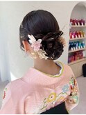 卒業式/袴着付け/袴ヘアセット/袴ヘアアレンジ/袴ヘア/