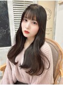 ふんわり透明感ロングヘア
