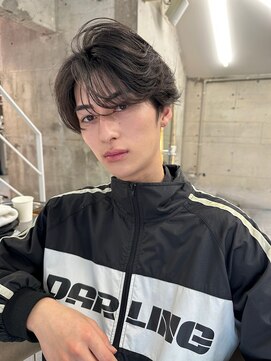 サイン メンズ 渋谷(SIGN men's) フェザーパーマダウンパーマニュアンスパーマセンターパート
