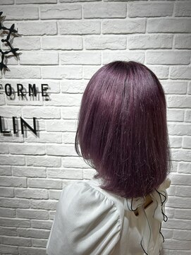 エールフォルム 藤枝店(YELLFORME) 透明感ピンクラベンダーカラー