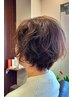 根元ふんわりパーマ+カット+つややかトリートメント