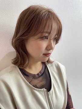 ミラ(MIRA) 切りっぱなしボブ/くびれボブ/顔まわりカット/顔まわりレイヤー