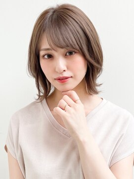 アグノス 青山(Agnos) ☆美髪ワンカールサイドバング20代30代40代◎小顔薄めバング