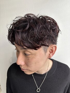 グラフ 立川(Graph.) 無造作ニュアンスセンターパートツーブロックマッシュ